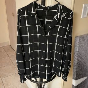 Like new semi sheer blouse